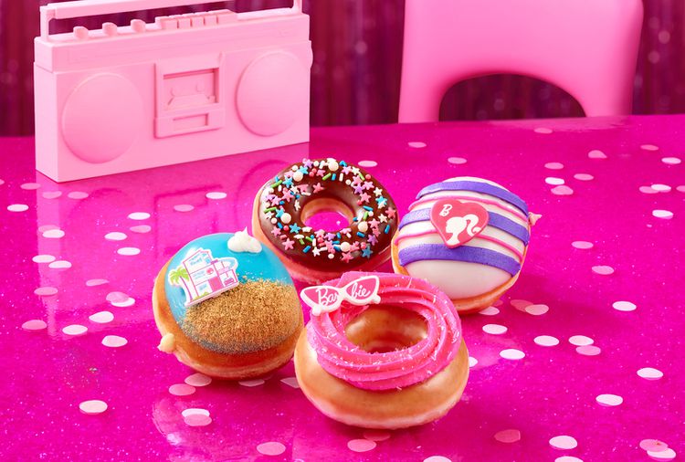 Krispy Kreme Barbie donuts