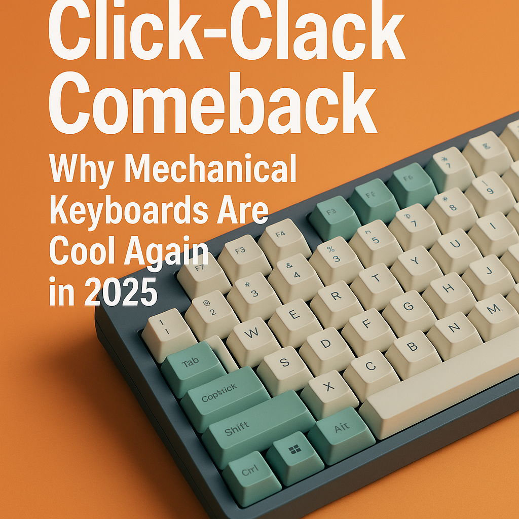 Mechanical Keyboard Mania in 2025: Why Everyone’s Switching to Clicks, Custom Builds, and Desk Aesthetics