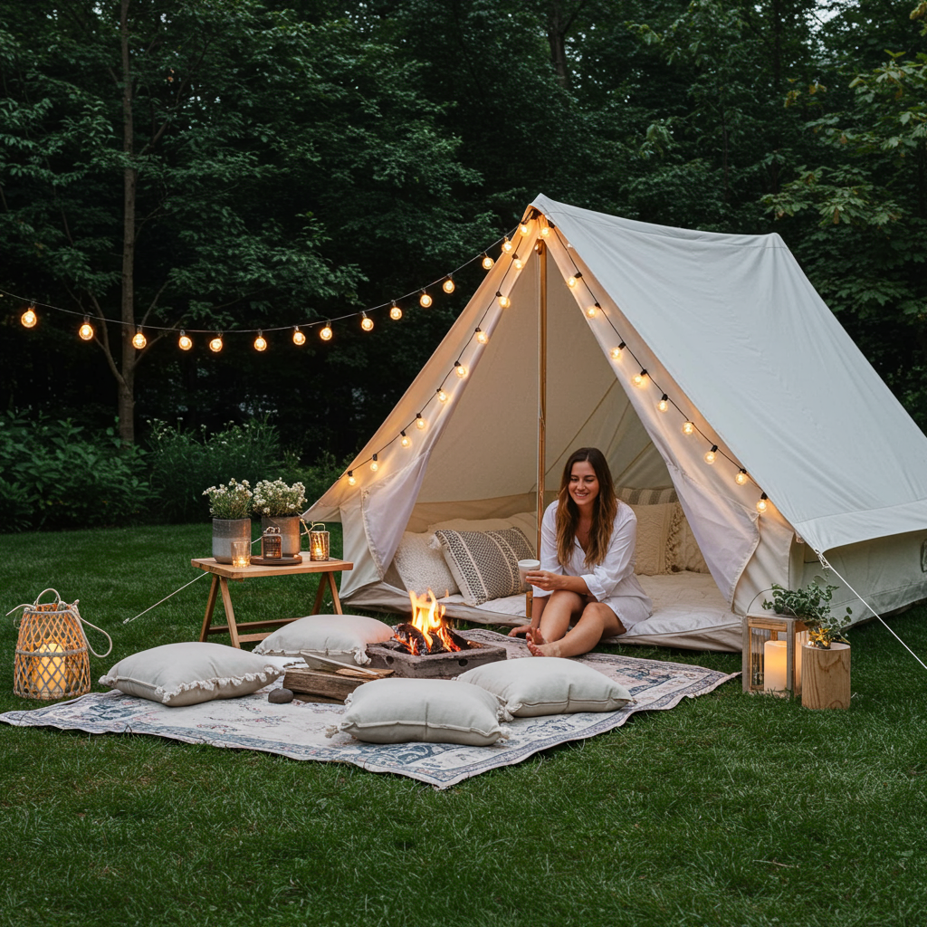 Backyard Glamping Ideas: How to Create a Cozy Outdoor Escape at Home
