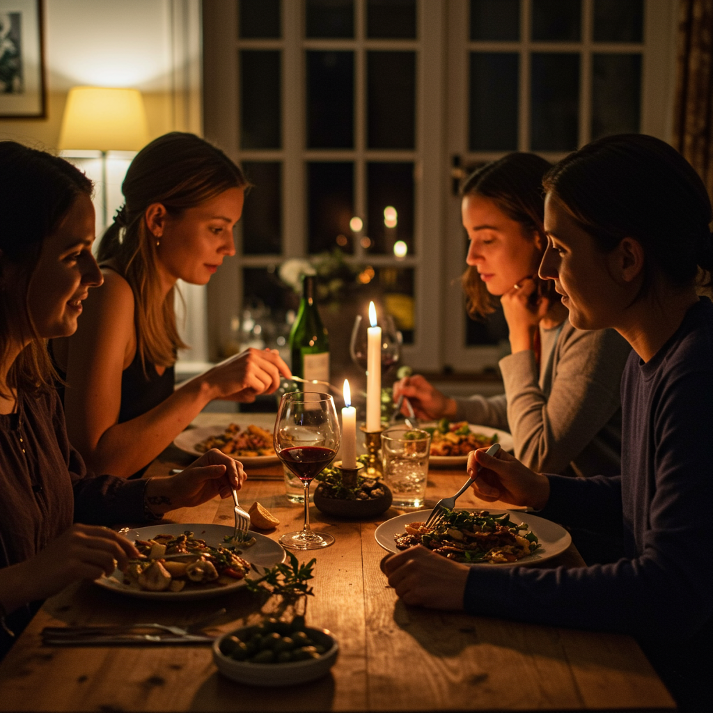 How to Host a Silent Dinner Party: The Mindful Dining Trend Everyone’s Trying