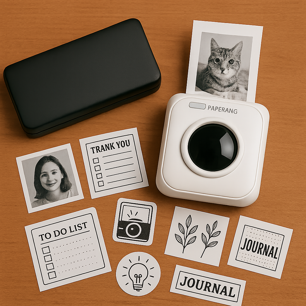 Best Mini Sticker Printers Reviewed: Phomemo M08F vs Paperang P3