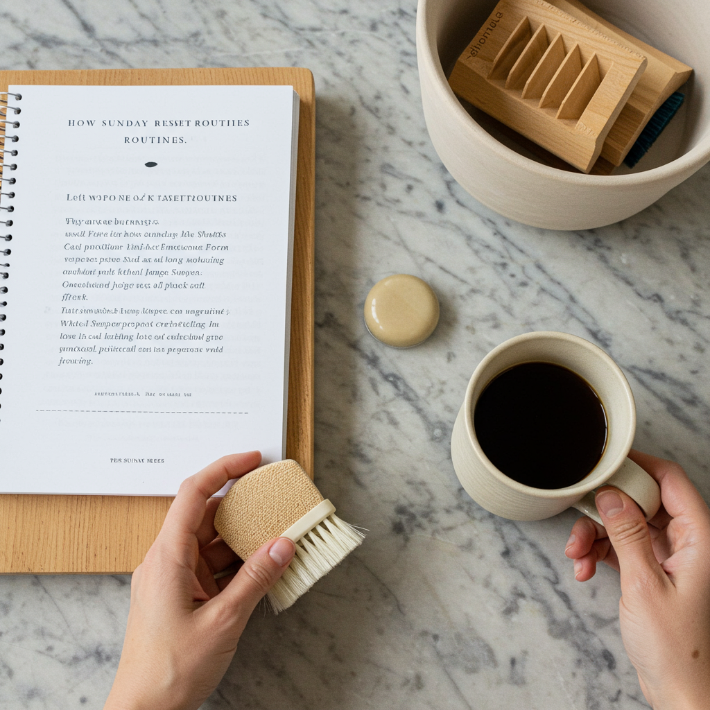 Sunday Reset Routines: The Self-Care Trend That Actually Reduces Stress