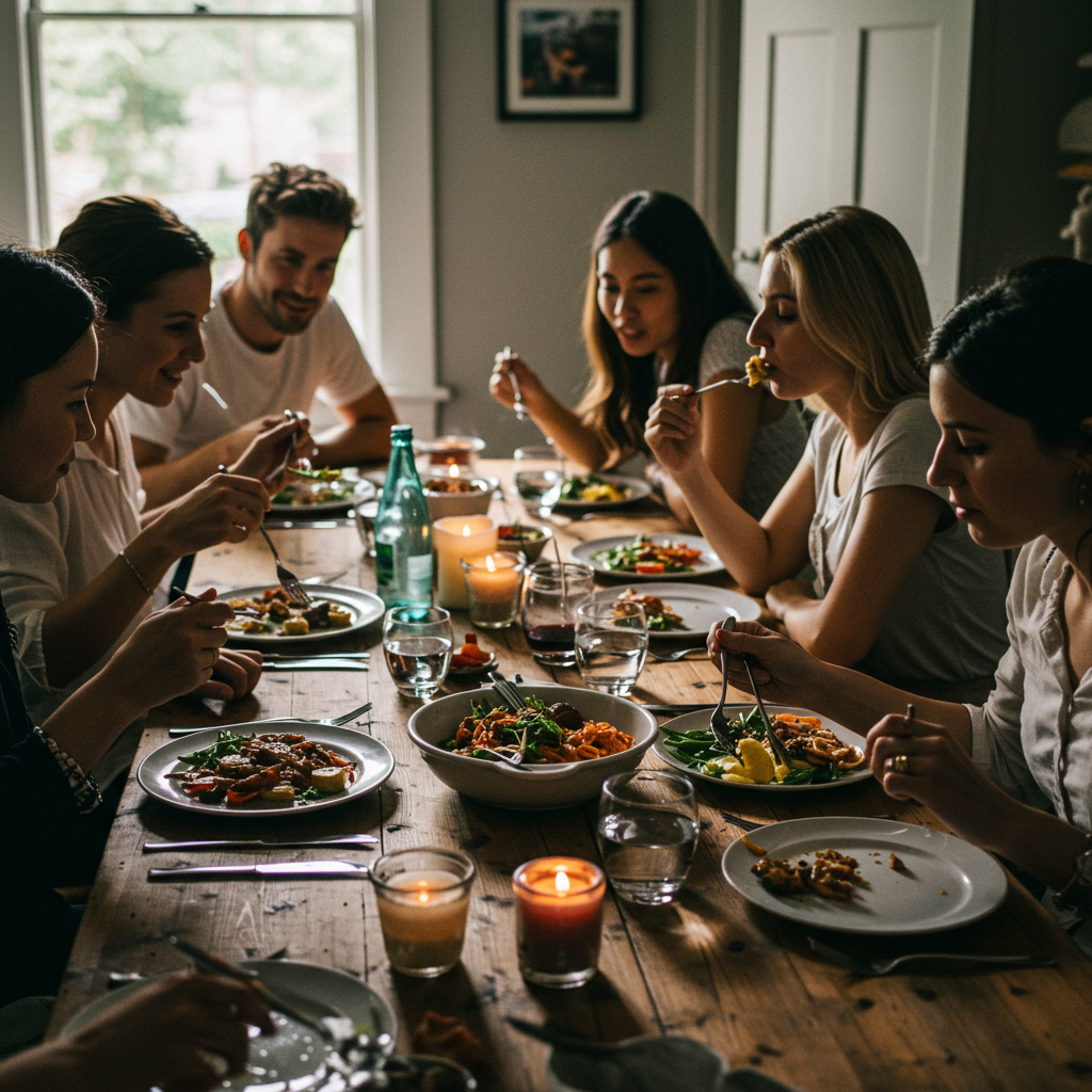 How to Host a Silent Supper: The Mindful Dinner Party Trend Everyone’s Trying