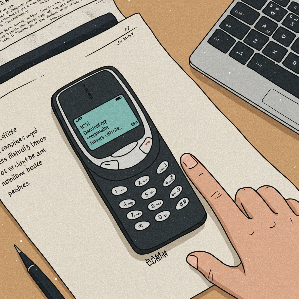 Why I Switched to a Dumb Phone for a Week—and How It Changed My Life
