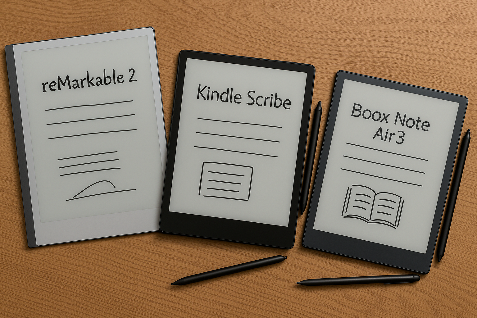 Best Digital Journaling Tablets Compared: reMarkable 2 vs Kindle Scribe vs Boox Note Air3
