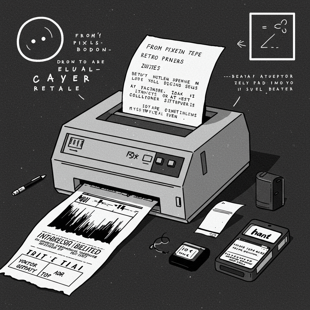 Why Digital Artists Are Turning to Retro Printers for Creative Inspiration