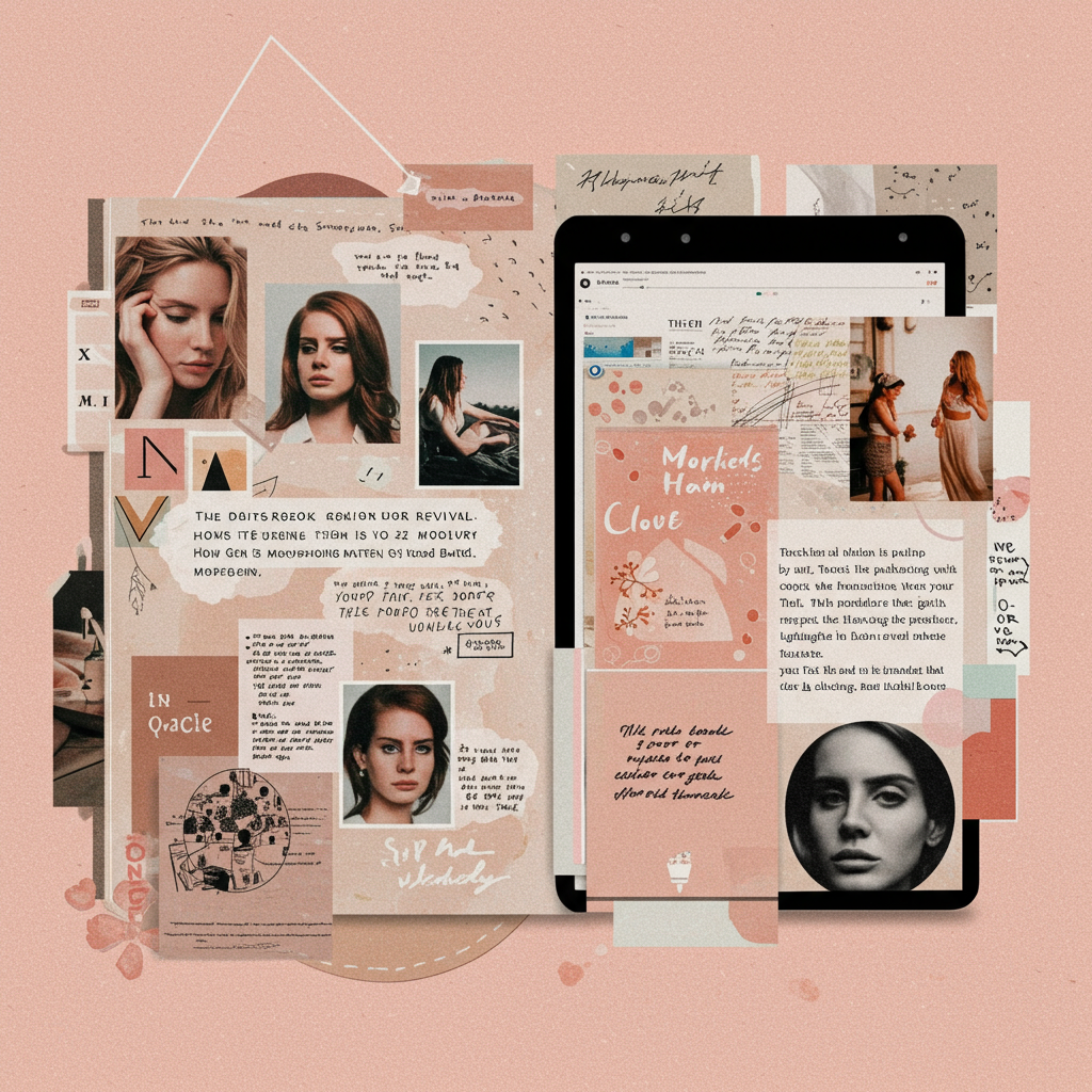 How Gen Z Is Redefining Mood Boards Through Digital Scrapbooking